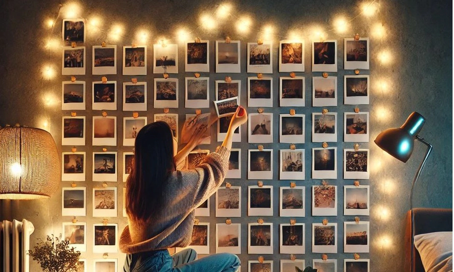 ریسه و عکس، دیوار خاطرات جذاب