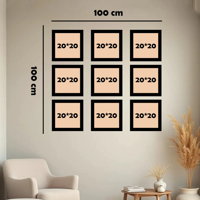 پکیج قاب تهمینه 20*20
