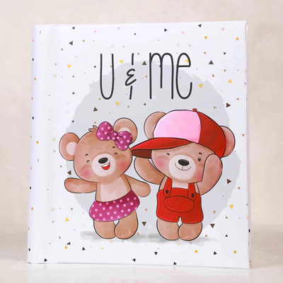 آلبوم چسبی (20*25) خرسی U&ME