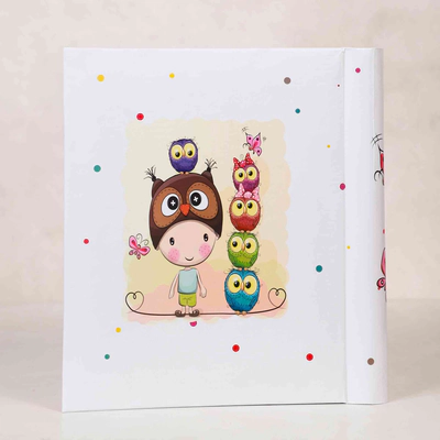 آلبوم چسبی (20*25) پسر و جغد