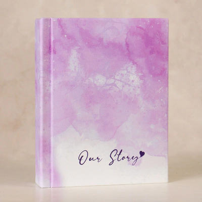 آلبوم پاسپارتو (فریم دار) Our Story بنفش